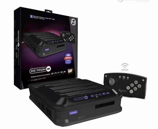 RetroN 5: HD Gaming ConsoleFor: Game Boy Advance® / Game Boy Color® / Game Boy ® / Super NES® / NES® / Super Famicom™ / Famicom™ / Genesis® / Mega Drive™ / Master System®