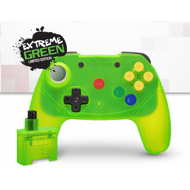 Brawler64 Wireless Edition Controller (Extreme Green) Limited Edition