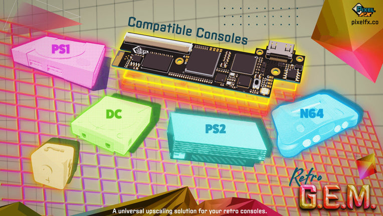 Retro Gem - Universal HDMI Upscaler Kit