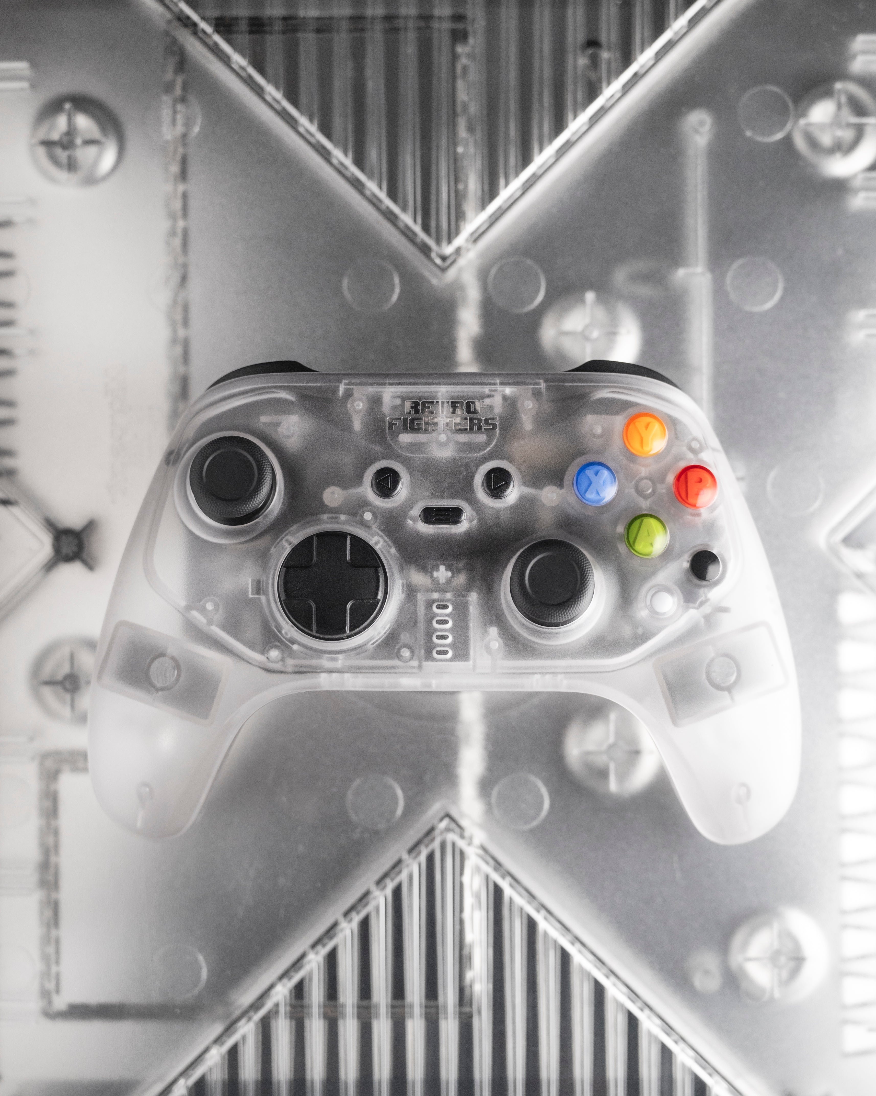 Original Xbox Controller Transparent Transparent White Xbox