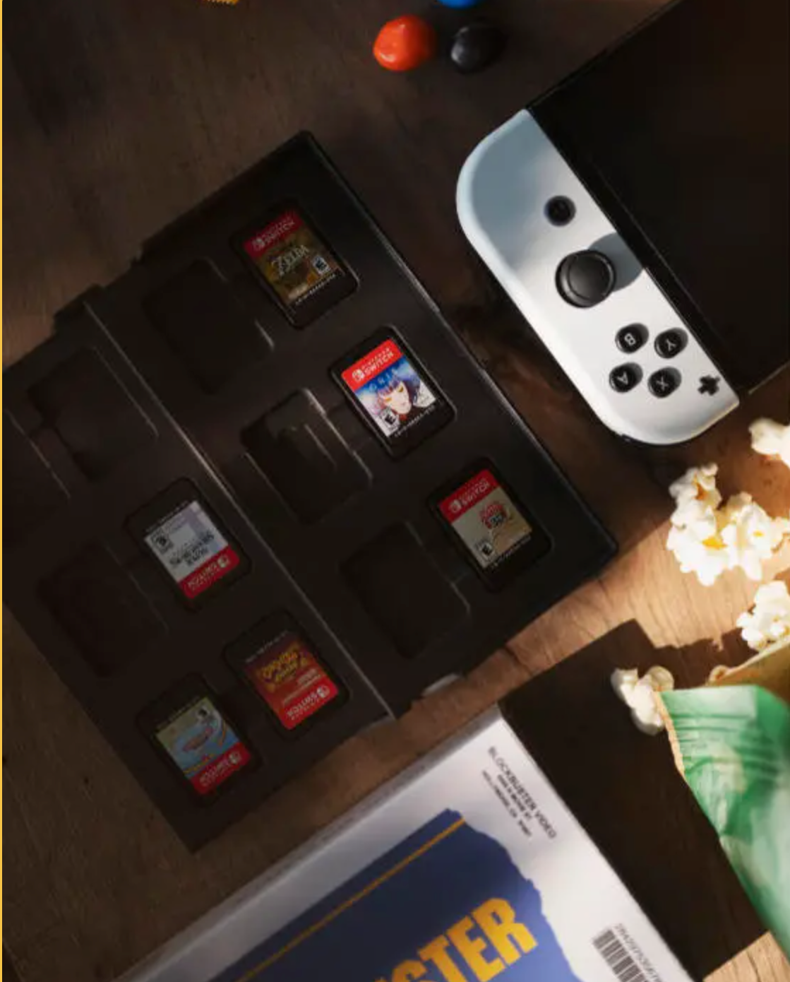 Blockbuster VHS Mini Switch Game Case Display your games in style