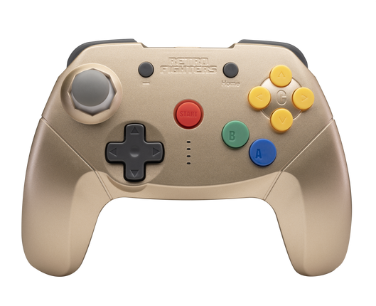 Brawler64 Bluetooth NSO Gold Limited Edition - Switch Online Controller