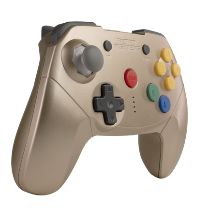 Brawler64 Bluetooth NSO Gold Limited Edition - Switch Online Controller