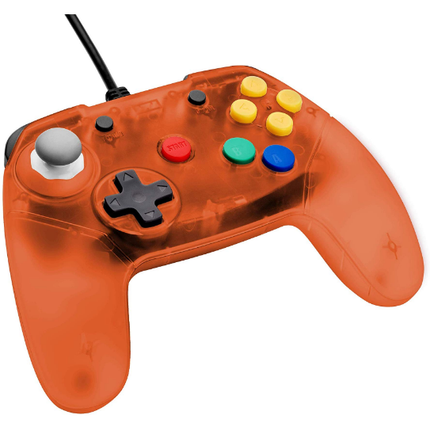 Brawler64 - N64 Controller (Orange) - Games Connection