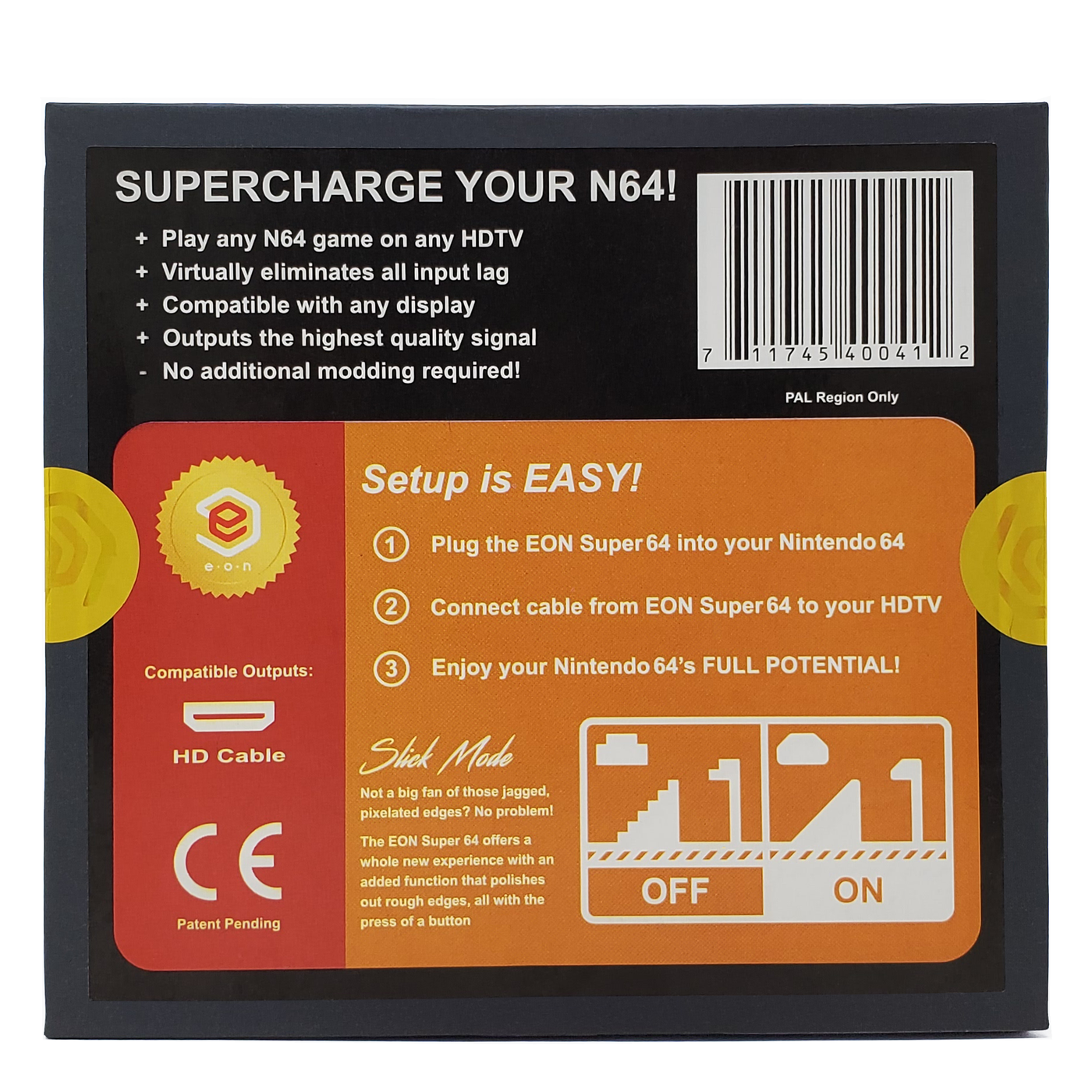 EON Super 64 plugandplay HD Out adapter for the Nintendo 64 PAL