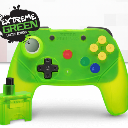 Brawler64 Wireless Edition Controller (Extreme Green) Limited Edition