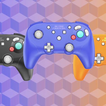 Retro best sale gamecube controller