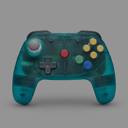 Brawler64 Bluetooth NSO Edition Controller (Transparent Blue)