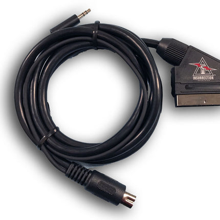 Sega MegaDrive Model 1: RGB SCART Cable | Stereo C-Sync